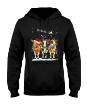 Christmas Cows 1 Hooded Sweatshirt front