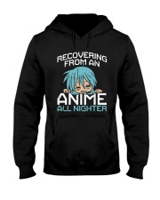 Funny Anime 11 Hooded Sweatshirt front