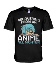 Funny Anime 11 V-Neck T-Shirt tile