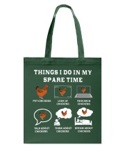 Funny Chicken Tee 43 Tote Bag tile