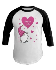 Nurse Life Valentine Baseball Tee tile