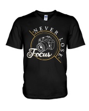 Photographer 21 V-Neck T-Shirt tile