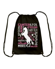 Horse Girl 5 Drawstring Bag tile