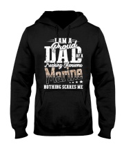 Proud Dad Of A Freaking Awesome Marine Funny shirt Hooded Sweatshirt thumbnail