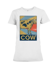 Retro Cows Premium Fit Ladies Tee thumbnail