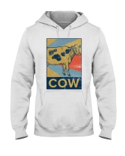 Retro Cows Hooded Sweatshirt thumbnail