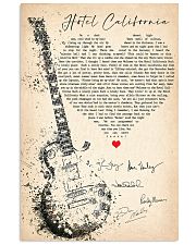 34gl3 - Hotel California 11x17 Poster front