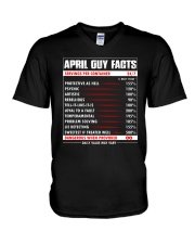 DAILY FACTS-04 V-Neck T-Shirt thumbnail