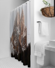 Mountain design Shower Curtain aos-shower-curtains-71x74-lifestyle-front-03