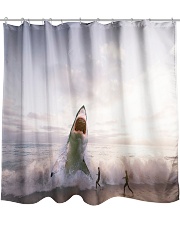 Shark attack Shower Curtain front