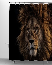A Lion In The Dark Shower Curtain aos-shower-curtains-71x74-lifestyle-front-06