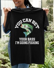 You Can Bet Your Bass I’m Going Fishing Fisherman Gift Classic T-Shirt apparel-classic-tshirt-lifestyle-front-130