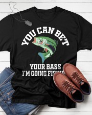 You Can Bet Your Bass I’m Going Fishing Fisherman Gift Classic T-Shirt apparel-classic-tshirt-lifestyle-front-216