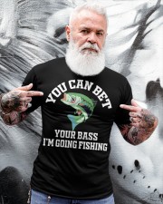 You Can Bet Your Bass I’m Going Fishing Fisherman Gift Classic T-Shirt apparel-classic-tshirt-lifestyle-front-267