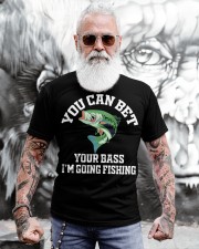 You Can Bet Your Bass I’m Going Fishing Fisherman Gift Classic T-Shirt apparel-classic-tshirt-lifestyle-front-268
