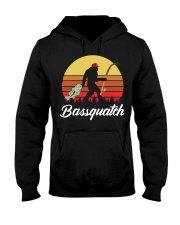 Bassquatch Funny Bigfoot Fishing Outdoor Retro T-Shirt Hooded Sweatshirt tile
