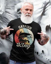 Vintage Retro Catfish King Shirt Catfishing Farmer Gift Idea Classic T-Shirt apparel-classic-tshirt-lifestyle-front-267
