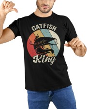 Vintage Retro Catfish King Shirt Catfishing Farmer Gift Idea Classic T-Shirt custom-t-shirts-classic-lifestyle-front-212