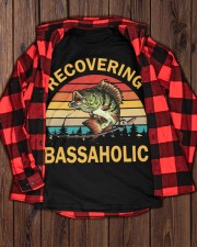 Vintage Retro Recovering Bassaholic Bass Fishing Lover Classic T-Shirt apparel-classic-tshirt-lifestyle-front-162