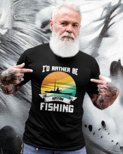 I’d Rather Be Kayak Fishing Fly Fishing Classic T-Shirt apparel-classic-tshirt-lifestyle-front-267