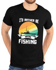 I’d Rather Be Kayak Fishing Fly Fishing Classic T-Shirt custom-t-shirts-classic-lifestyle-front-196
