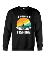 I’d Rather Be Kayak Fishing Fly Fishing Crewneck Sweatshirt tile