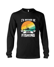 I’d Rather Be Kayak Fishing Fly Fishing Long Sleeve Tee tile