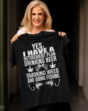 Yes I Have A Retirement Plan Drinking Beer And Going Classic T-Shirt apparel-classic-tshirt-lifestyle-front-118