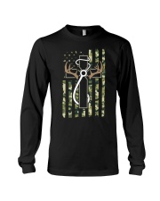 Hunting Fishing Faith Christian Hunter Fisherman Camo Usa Long Sleeve Tee tile