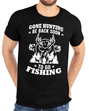 I Like Hunting Fishing Maybe 3 People Funny Hunter Classic T-Shirt custom-t-shirts-classic-lifestyle-front-196