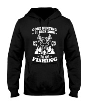 I Like Hunting Fishing Maybe 3 People Funny Hunter Hooded Sweatshirt tile