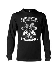 I Like Hunting Fishing Maybe 3 People Funny Hunter Long Sleeve Tee tile