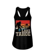 Lake Tahoe Bigfoot Vintage Ladies Flowy Tank tile