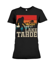 Lake Tahoe Bigfoot Vintage Premium Fit Ladies Tee tile