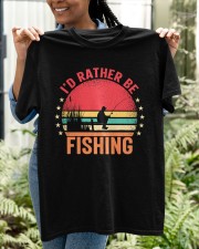 I’d Rather Be Fishing Classic T-Shirt apparel-classic-tshirt-lifestyle-front-130
