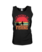 I’d Rather Be Fishing Unisex Tank tile