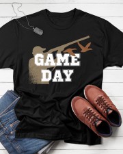 Hunting Game Hunters Game Day With Ducks Hunter’s Gift Classic T-Shirt apparel-classic-tshirt-lifestyle-front-216