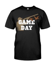 Hunting Game Hunters Game Day With Ducks Hunter’s Gift Classic T-Shirt front