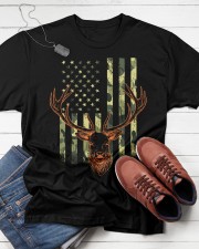 Hunter Deer Hunting Buck Classic T-Shirt apparel-classic-tshirt-lifestyle-front-216