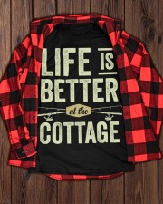 Funny Life Is Better At The Cottage Retro Fishing Premium Classic T-Shirt apparel-classic-tshirt-lifestyle-front-162