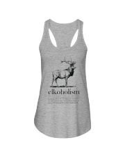 Elkoholism Shirt Elk Hunting Shirt Hunter Lovers T Shirt Ladies Flowy Tank tile
