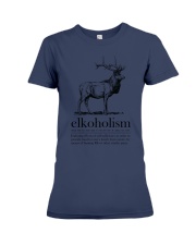Elkoholism Shirt Elk Hunting Shirt Hunter Lovers T Shirt Premium Fit Ladies Tee tile