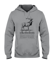 Elkoholism Shirt Elk Hunting Shirt Hunter Lovers T Shirt Hooded Sweatshirt tile
