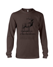 Elkoholism Shirt Elk Hunting Shirt Hunter Lovers T Shirt Long Sleeve Tee tile