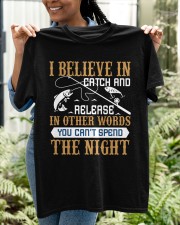I Believe In Catch And Release Classic T-Shirt apparel-classic-tshirt-lifestyle-front-130