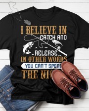 I Believe In Catch And Release Classic T-Shirt apparel-classic-tshirt-lifestyle-front-216