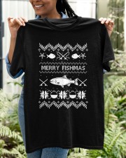 Merry Fishmas Classic Fishing Classic T-Shirt apparel-classic-tshirt-lifestyle-front-130