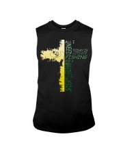 Fishing All I Need Is Fishing & Jesus Christian Cross Sleeveless Tee tile