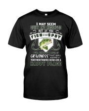 Fishing I May Seem Quiet And Reserved Classic T-Shirt front