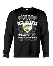 Fishing I May Seem Quiet And Reserved Crewneck Sweatshirt tile